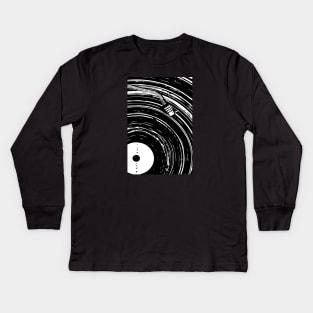 vinyl record Kids Long Sleeve T-Shirt